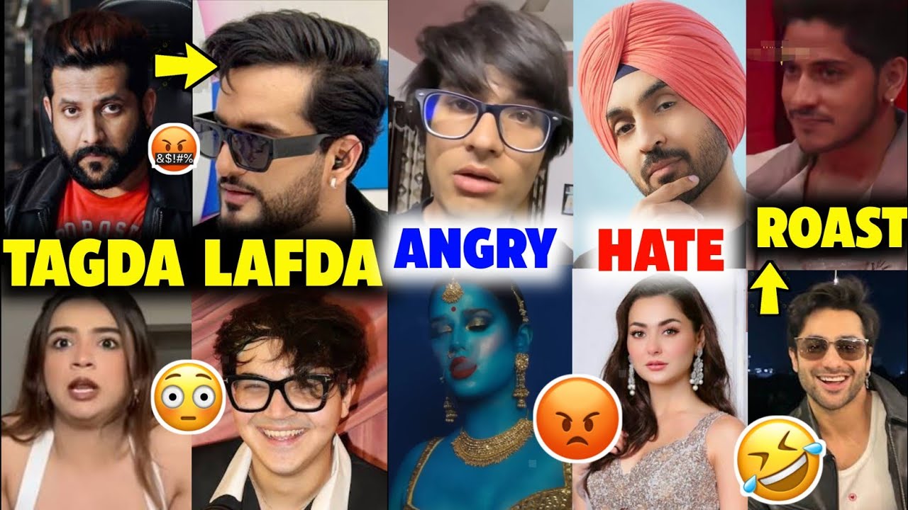 TAGADA LAFADA! fukra Insaan vs Peepoye🤬, Sourav Joshi angry, Diljit ...