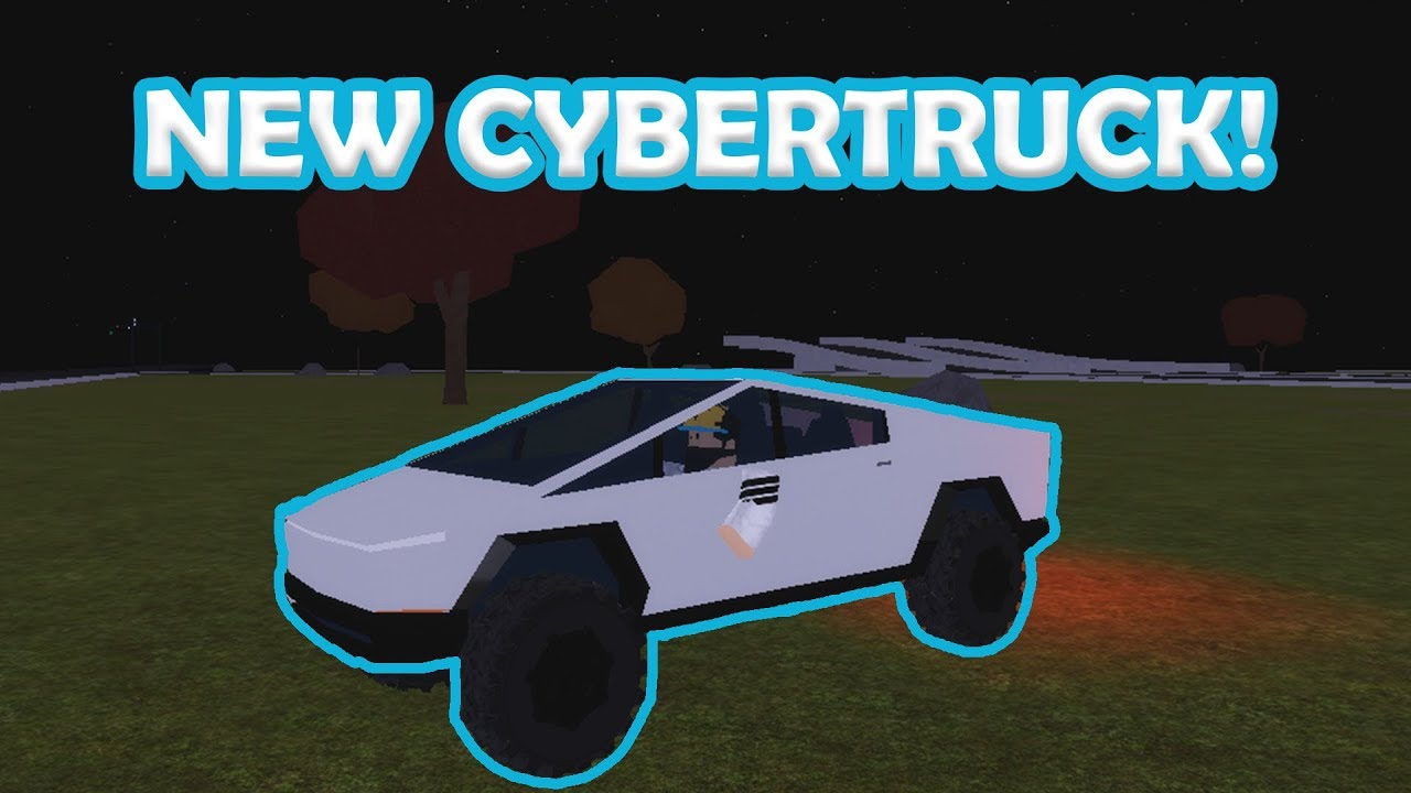 The Cybertruck Made It S Way To Vehicle Simulator Review Of The Tesla Cybertruck Youtube - new tesla truck in vehicle simulator update roblox youtube
