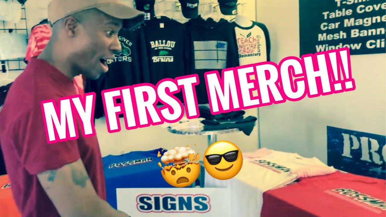 My First Merch, Bossman T Shirts!