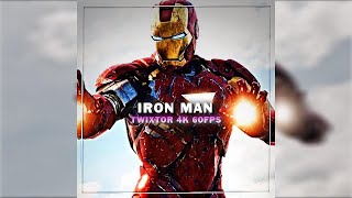Rdj Birthday Special | Scene Pack Of Iron Man | Twixtor 4K 60Fps