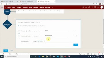 Workflow on Multiline field (Small 2000 characters) in Zoho CRM!