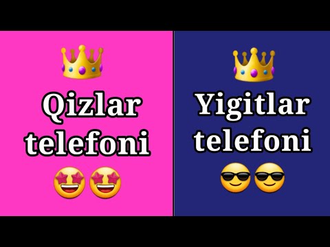 Qizlar telafoni va Yigitlar telefoni📱xonasi🛏torti🎂👟...