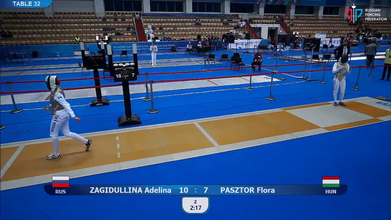 Foil of Kazan 2020, T32 Pasztor (HUN) - Zagidullina (RUS)