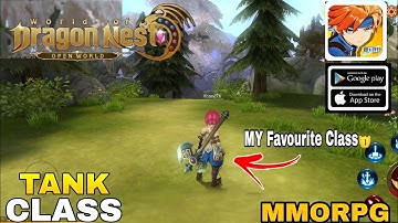 World of dragon nest Gameplay  Tank Classes Android/ios