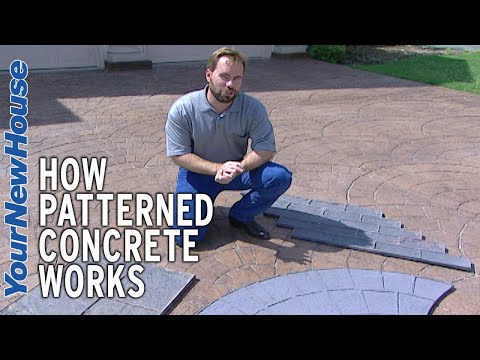 How to Make Concrete Look Like Stone or Pavers - Building Your New House