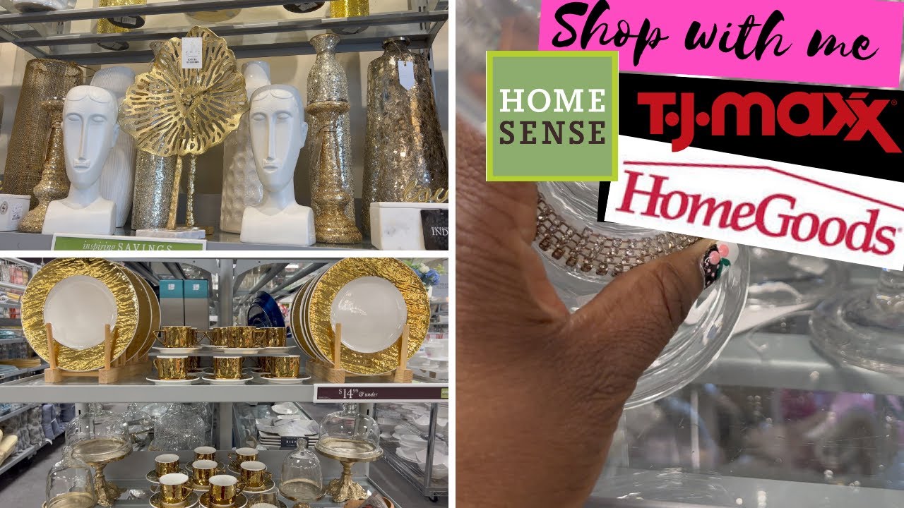 HomeGoods, TJ Maxx, HomeSense Shop with me 2022 | Kitchenware, Tabletop decor, Art | Come with Me