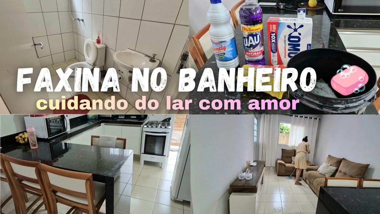 FAXINA NO BANHEIRO 🧼 | ROTINA REAL DE DONA DE CASA