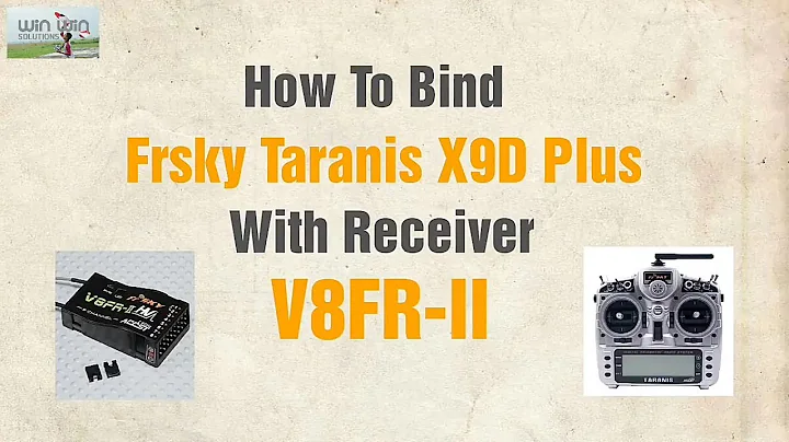 binding Tx Taranis x9d dengan Rx V8FR-II (How to Bind Frsky Taranis X9D with receiver V8FR-II)