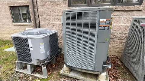 2007 3.5 Ton Trane XR13 Heat Pump Running in Heat Mode + Shutdown