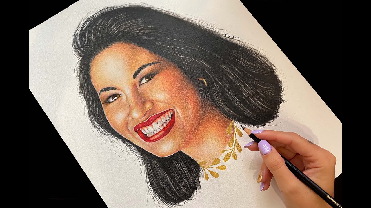 DRAWING SELENA QUINTANILLA 🎶 | LAURA ROMERO ILLUSTRATION - thptnganamst.edu.vn