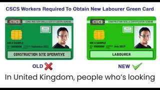 Construction Stave : What is Green CSCS Card  How do i get my Green CSCS Card 