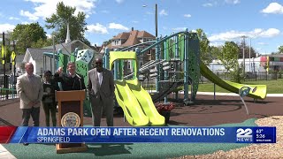 Renovations completed at Adams Park in Springfield