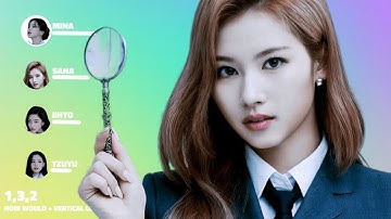 1,3,2 - TWICE(JEONGYEON, MINA, TZUYU) LINE DISTRIBUTION (LINE DISTRIBUTION + VERTICAL LINE)
