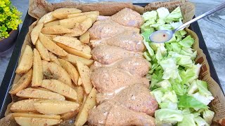 Better than fried chicken and potatoes❗ Turkish family taught me this trick, easy dinner recipe