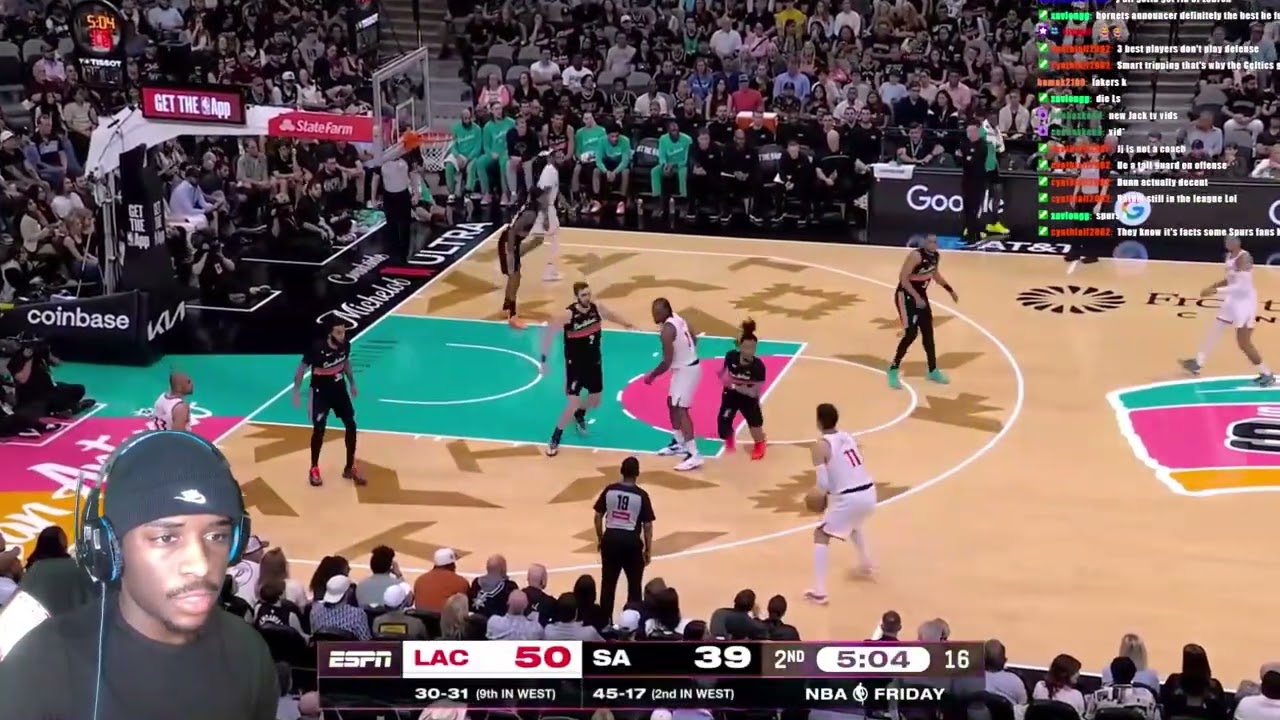 WTH DID I JUST WATCH?? REACTING TO San Antonio Spurs vs Los Angeles Clippers Full Game Highlights!