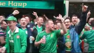 Shane Longs on FIRE!! - Euro 2016 - Ireland fans - Montmarte - Paris France - Irish Fans