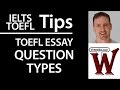 TOEFL Essay - Question Types