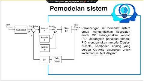 PENGATURAN KECEPATAN MOTOR DC MENGGUNAKAN KENDALI PID DENGAN PENALAAN ZIEGLER-NICHOLS