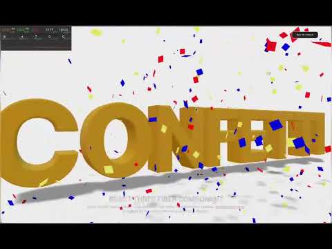 Free React Three Fiber Component - Confetti V2 - video thumbnail