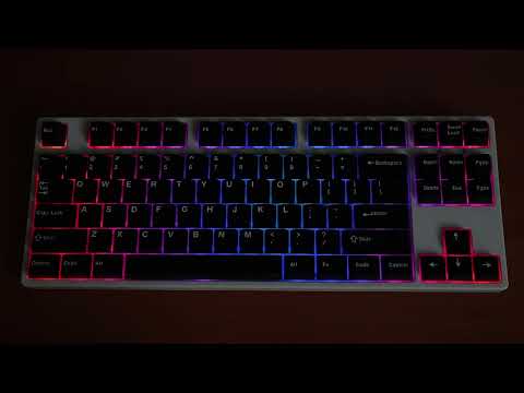 몬스타기어 닌자87 pro g 키보드 RGB 테스트 영상