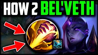 How to Bel'Veth Jungle & CARRY (Best Build/Runes) Bel'Veth Guide Season 14 League of Legends