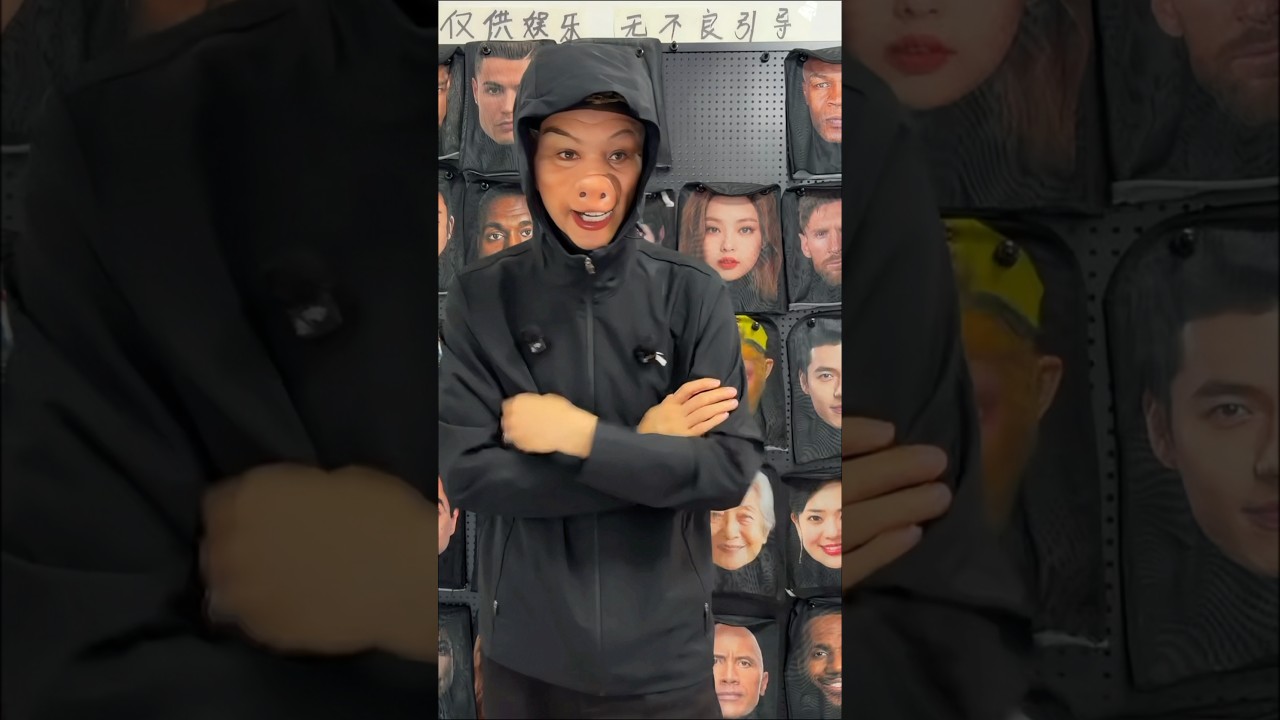 面具頭套仿真版 #funny