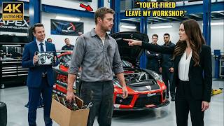 The CEO Fired a Single Dad for Fixing the Engine - Not Knowing He Built Every Race Car There