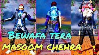 Bewafa 💔 Tera Masoom Chehra|New Trending Tiktok viral Status|Ft.Dj Chhotu latuwa|Freefire Dance.