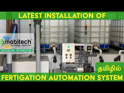 Latest Installation of Fertigation Automation System by Mobitech at Theni Tamilnadu
