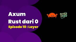 Ep 10 - Belajar Axum dari 0 - Middleware &amp; Layers di Axum Framework