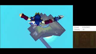 OoT3D Skulltula Hookshot Jump with water gravity boots
