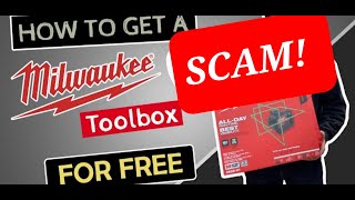 How to GET A BRAND NEW SET OF MILWAUKEE TOOL FOR FREE Video is a SCAM!!! Review Scams Behind the Ad!
