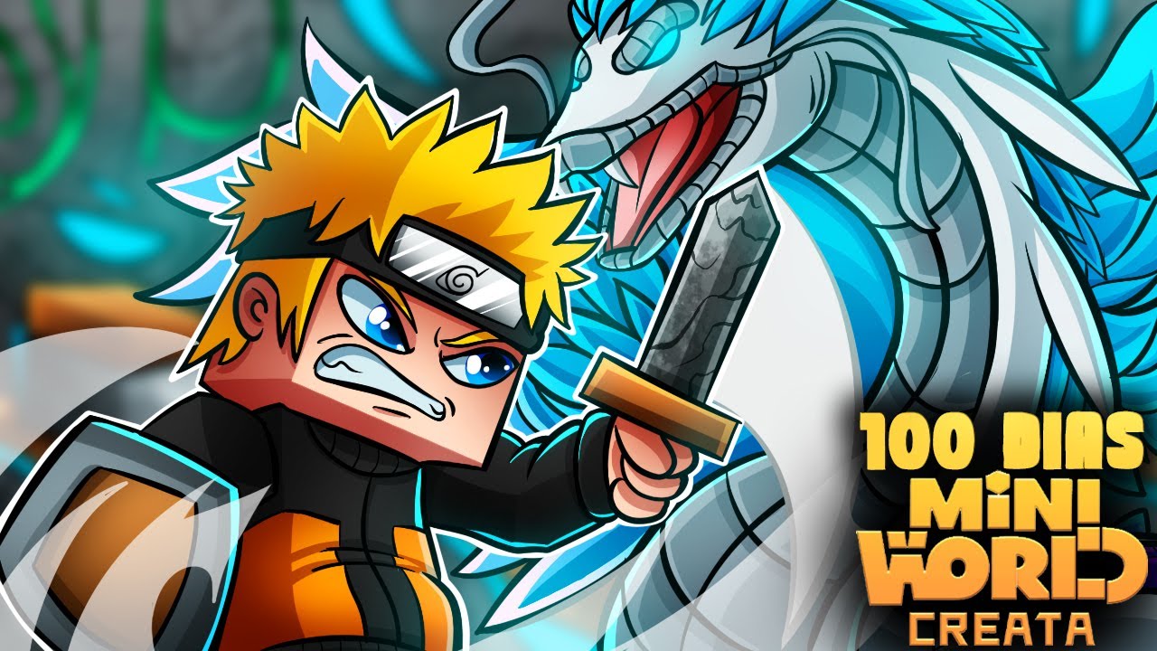 Sobreviví 100 días en Mini World Luchando con sus jefes finales | Dios Haku