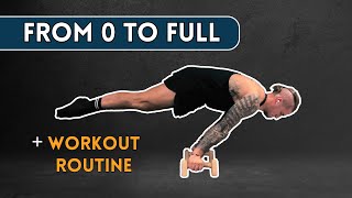 All Planche Progressions From 0 to Full