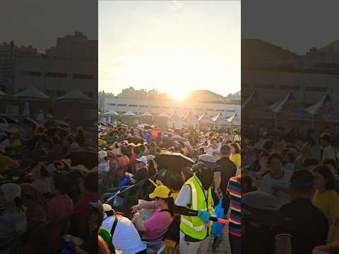 엄청난 관객분들 입장중인 여수현장 250801 박서진 진해성 에녹 신승태 최수호 강문경 김중연 윤준협 현역가왕2콘서트여수 