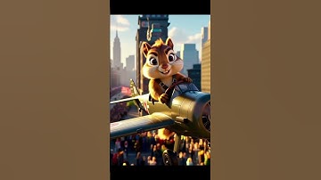 "Captain Squirrel reporting for duty! 🐿️✈️ #SquirrelPilot #NutAirlines"