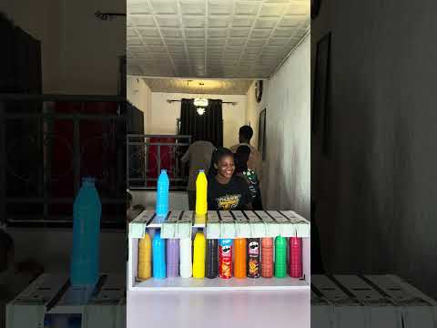 GAME THE BEST FUNNY AND ENTERTAINING 12 BOTTLE COLOR MATCHING CHALLENGE TO WIN ALOF BILLS