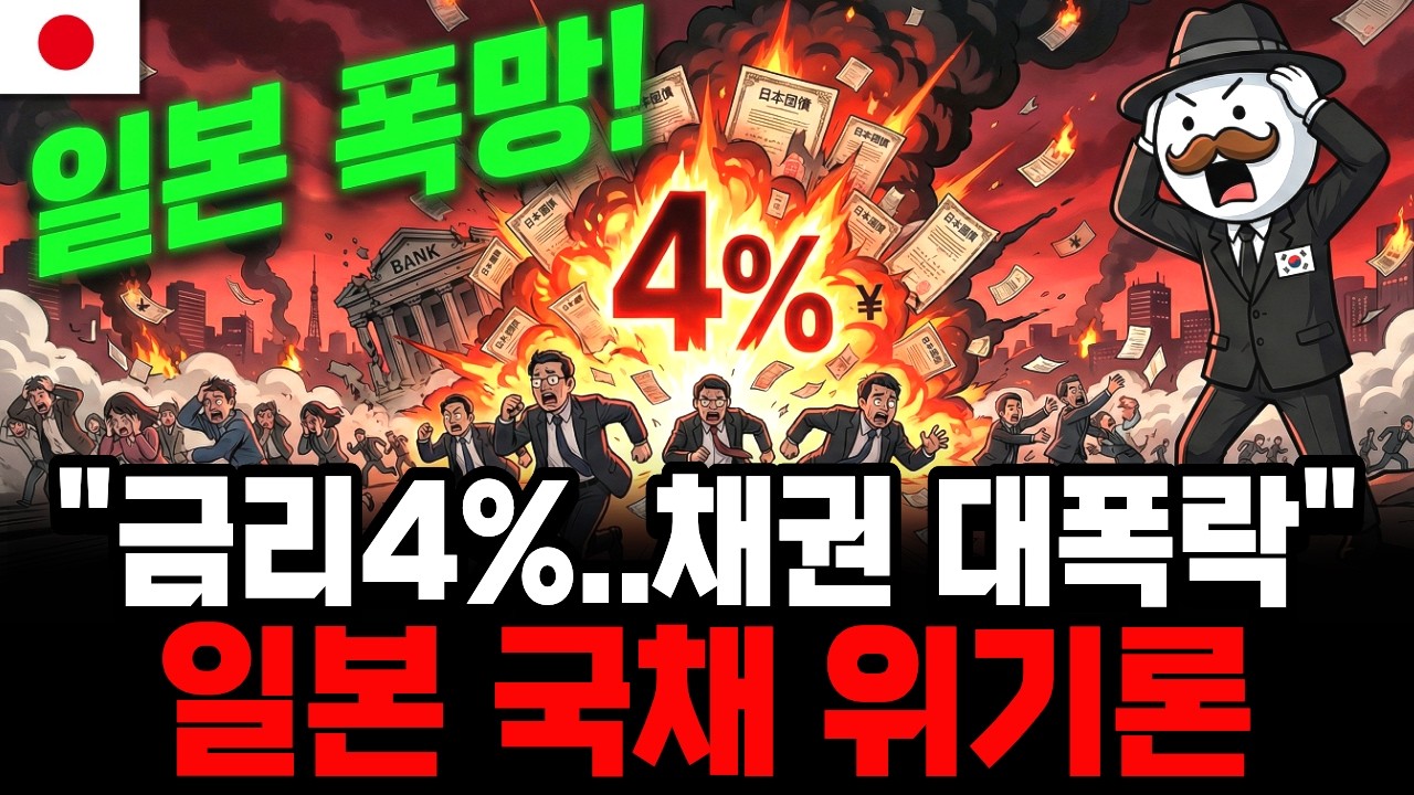 일본 금리 인상과 국채 4%의 비극 | 한국 경제 '역대급 충격'이 오나?