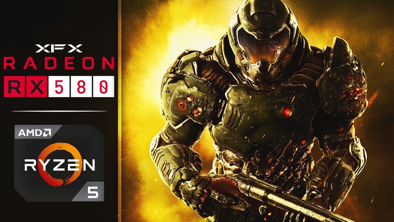 DOOM (2016) | 1080p | (RX 580 8 GB | AMD Ryzen 5 1600 AF | 16 GB RAM)