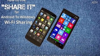 How to Use SHARE it for Andoid to Windows Wi-Fi Sharing screenshot 4
