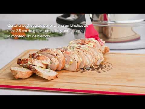En estas fiestas , Pechuga de Pavo Rellena para compartir en familia #nuncadejasdesorprenderte