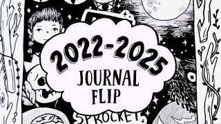 Illustrated Journal Flip-Through: Three Years of Memories in Ink