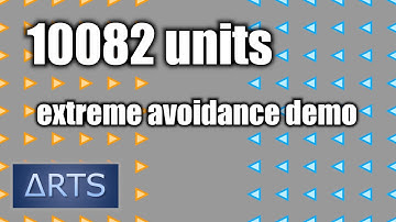 Triangle RTS: Extreme Avoidance Demo With Over 10000 Units