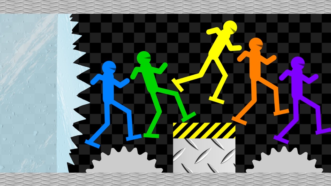 Escape From Wall Ice - Survival Stickman Race