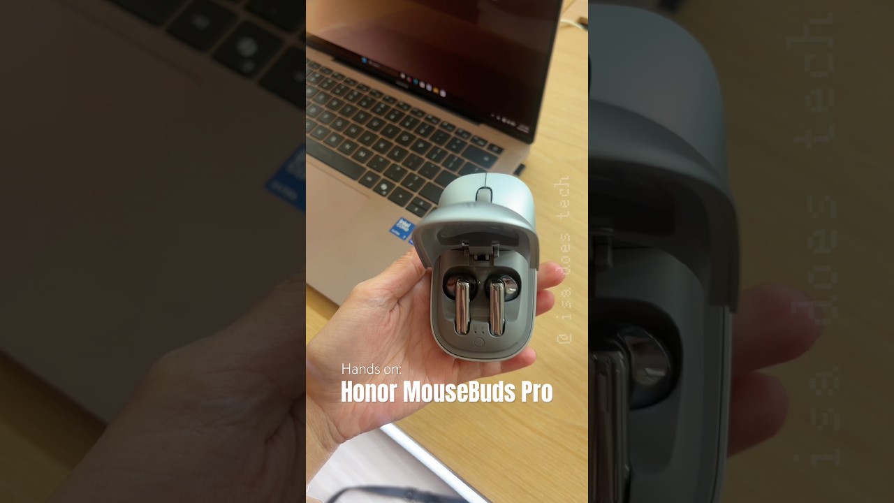 Honor Mousebuds Pro hands on: MOUSE //EARBUDS hybrid!