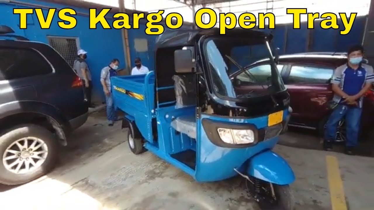 TVS Kargo Pickup Open Tray, TVS King Cargo YouTube