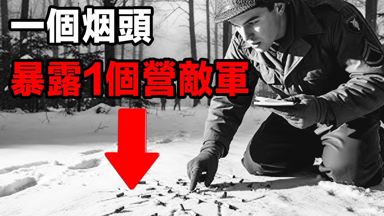 一位偵察兵利用「煙灰追蹤法」在阿登地區追蹤了200名德國士兵。