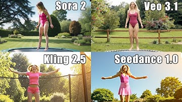Sora 2 vs Veo 3.1 vs Kling 2.5 vs Seedance 1.0: Physics Comparison