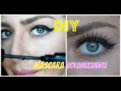 MASCARA VOLUMIZZANTE FAI DA TE! come fare un mascara naturale in casa con olio di ricino