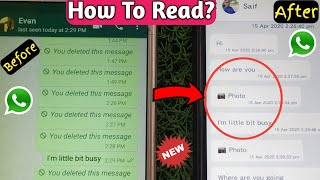 How to Read Deleted Message on WhatsApp 2020 | Message - Photos - Videos - Voice | screenshot 3